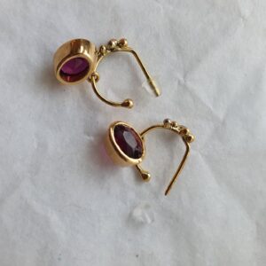 Rhodolite-örhängen - Bild 5
